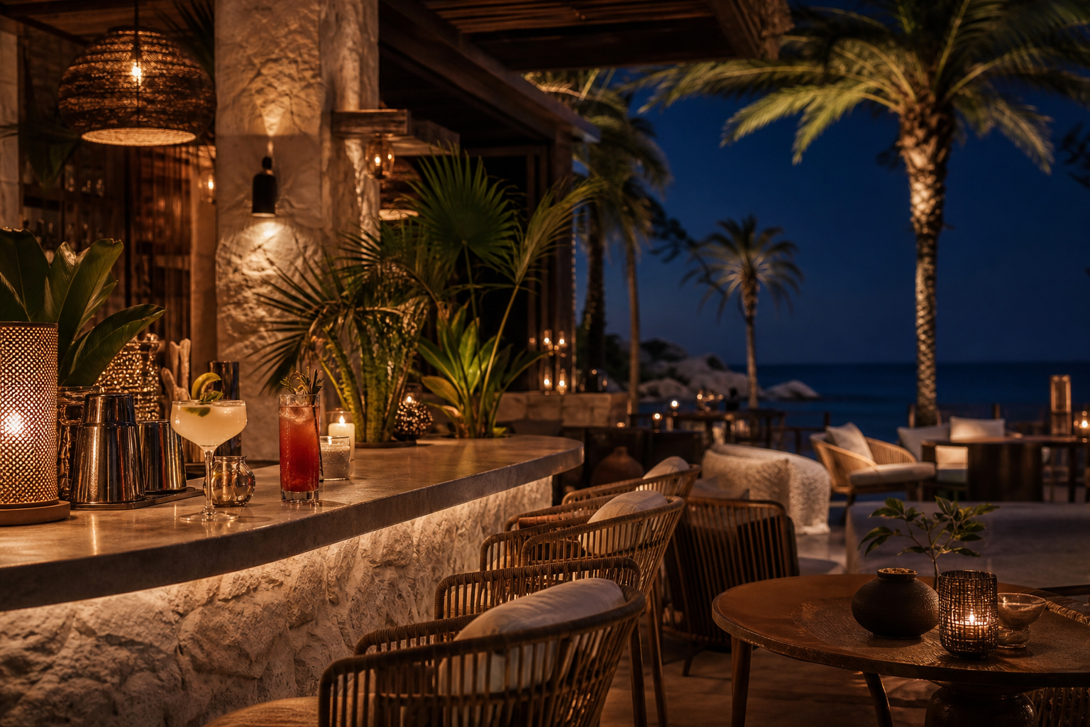 Mediterrane Abendstimmung